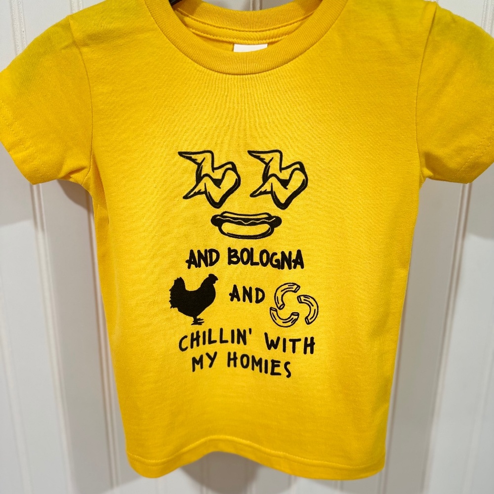 Chicken wing kids t shirt
